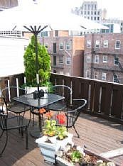 Large roof top deck