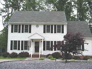 Front of home (circular drive)