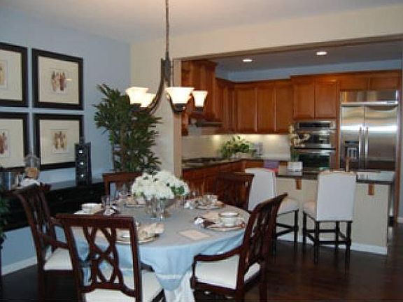 Formal dining and kitchen