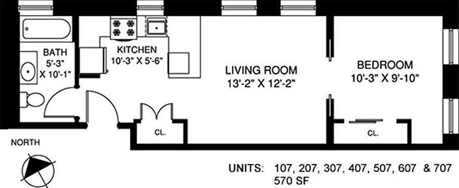 1st image of 305 W 150th St APT 107