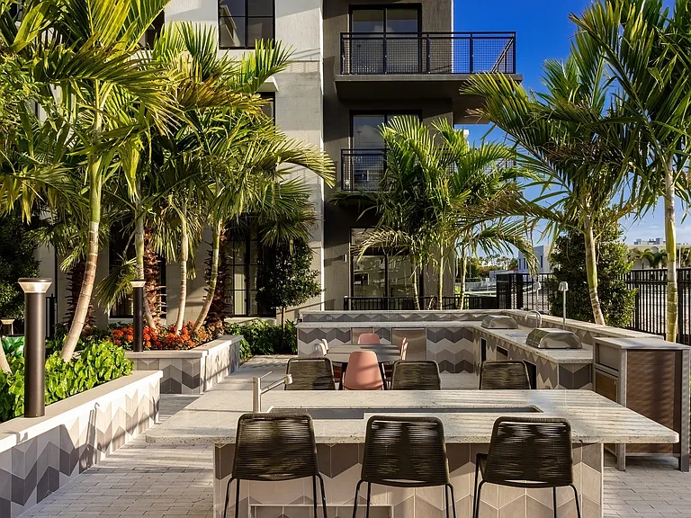 Enjoy al fresco dining with friends and family.