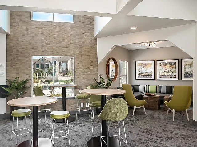 Gather with friends or relax in our modern clubhouse with stylish social spaces at The Preserve at Tuscaloosa.
