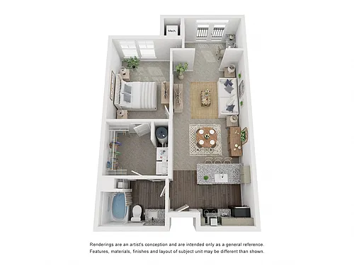 Floor plan A1C