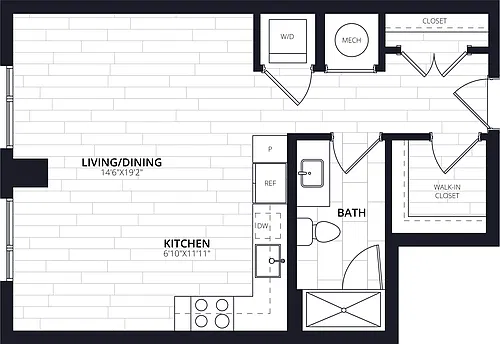 Floor plan Studio-S02
