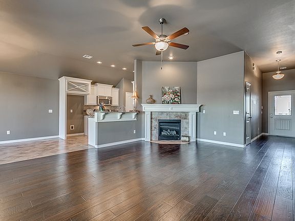 Open Living and Kitchen