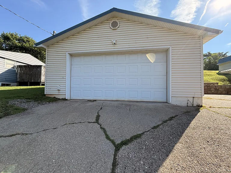 Double car garage with remote access