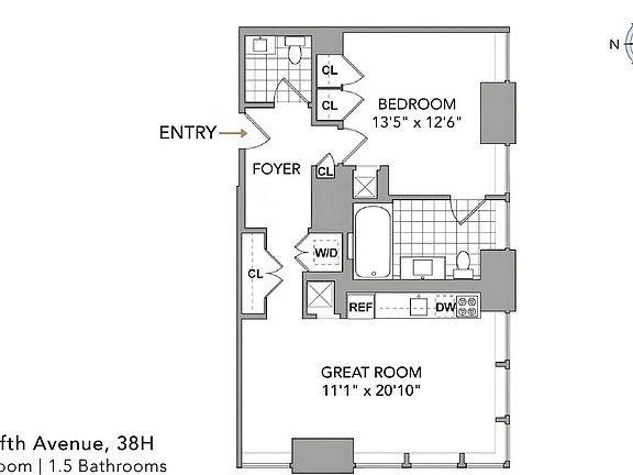 2nd image of 400 5th Ave APT 38H