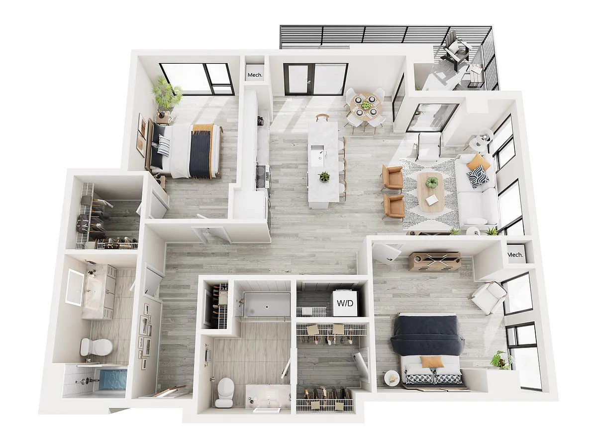 Floor plan 2D1