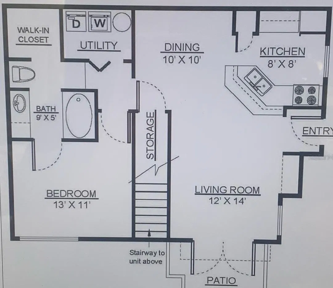 1 bed, 794 sqft, $1,400 — Photo 3