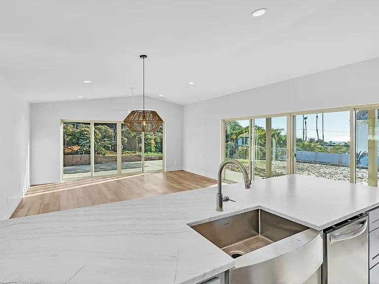 Open concept with ocean views