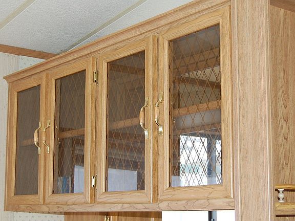See-thru kitchen cabinets