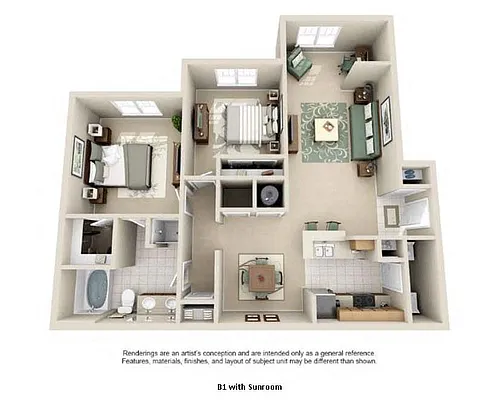 Floor plan B1