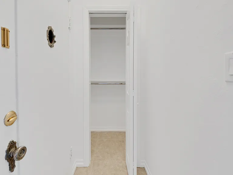 Front entrance closet