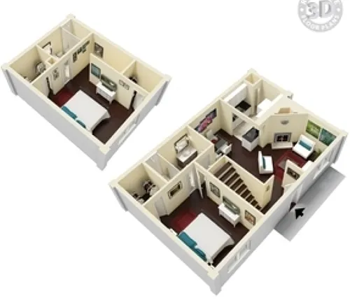Floor plan B3 - Townhome