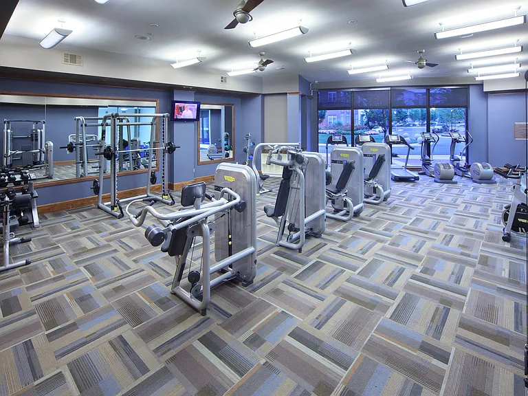 Fully-equipped fitness center