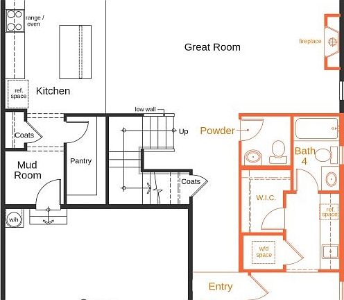Floorplan Level 1>