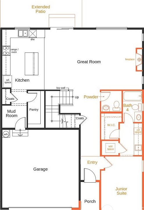 Floorplan Level 1>