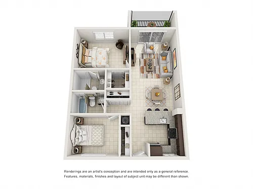 Floor plan Model B2