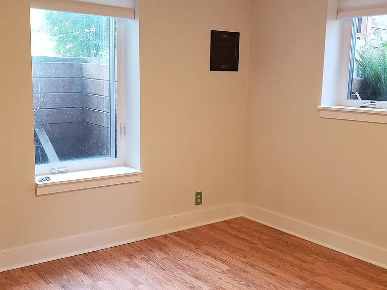 Room #1. Approx 10'x10', with large closet.