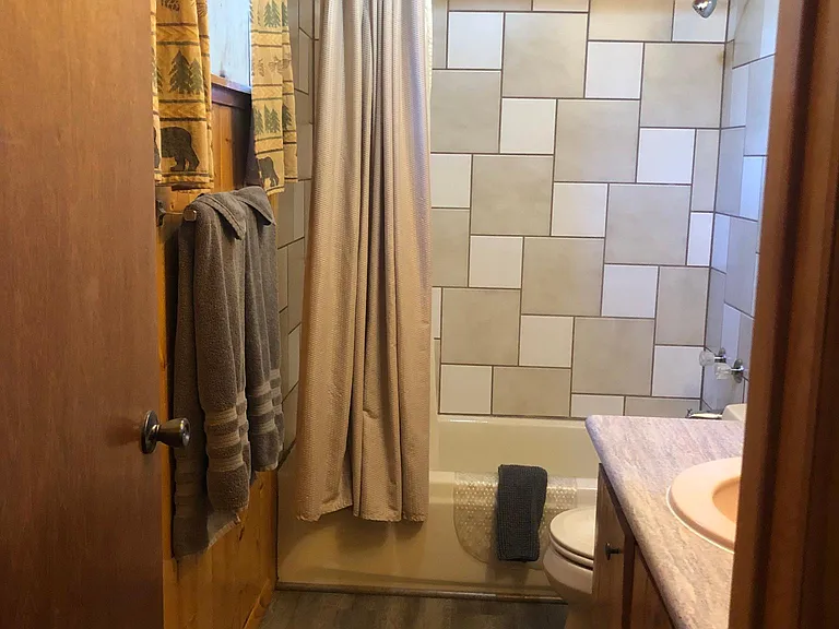 Master bathroom.
