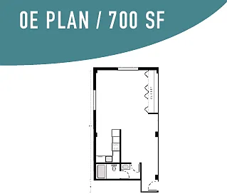 Studio - 700 SF Studio - 700 SF