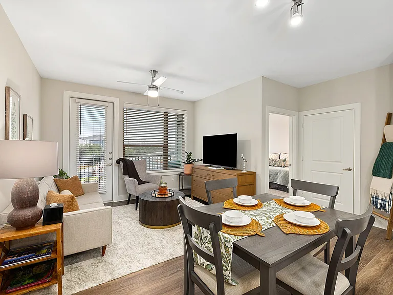 Dining Area and Living Room