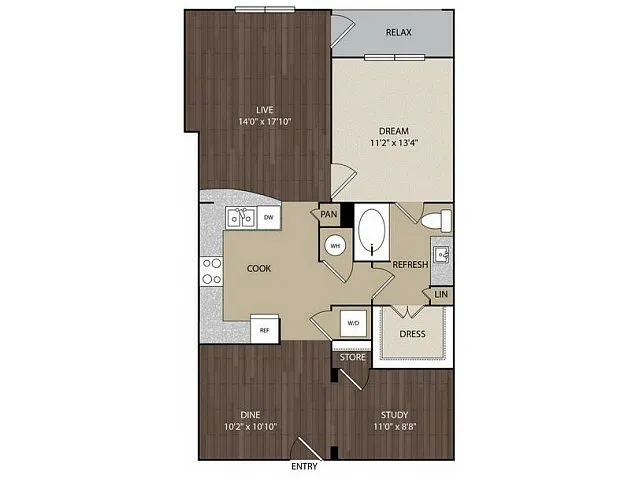 Floor plan A9B