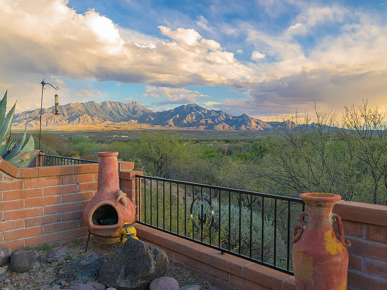 Watch the sunset or take advantage of access out your back gate to the the walking trails at Canoa Hills Trail Park