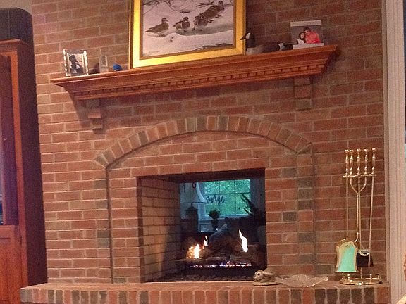 Fireplace Family room side