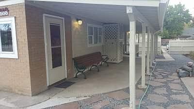 Spacious, covered patio