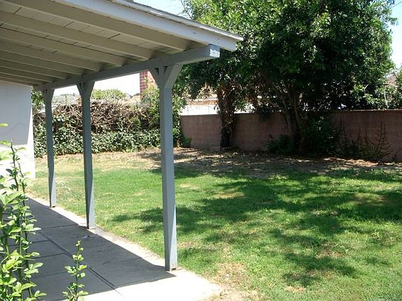 Back yard looking from back kitchen door