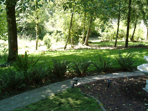 View past left fountain