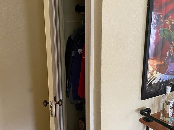 Living room coat closet