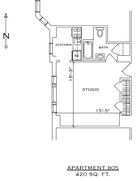 Floor plan STUDIOS