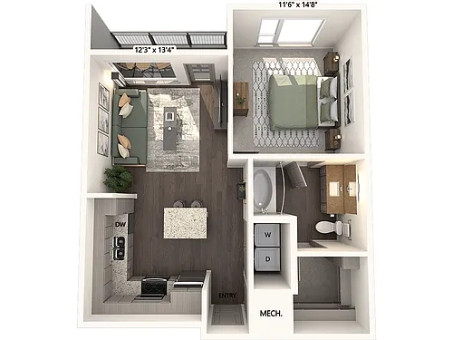 Floor plan A4-699-G