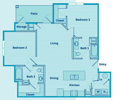 Floor plan The Borgne