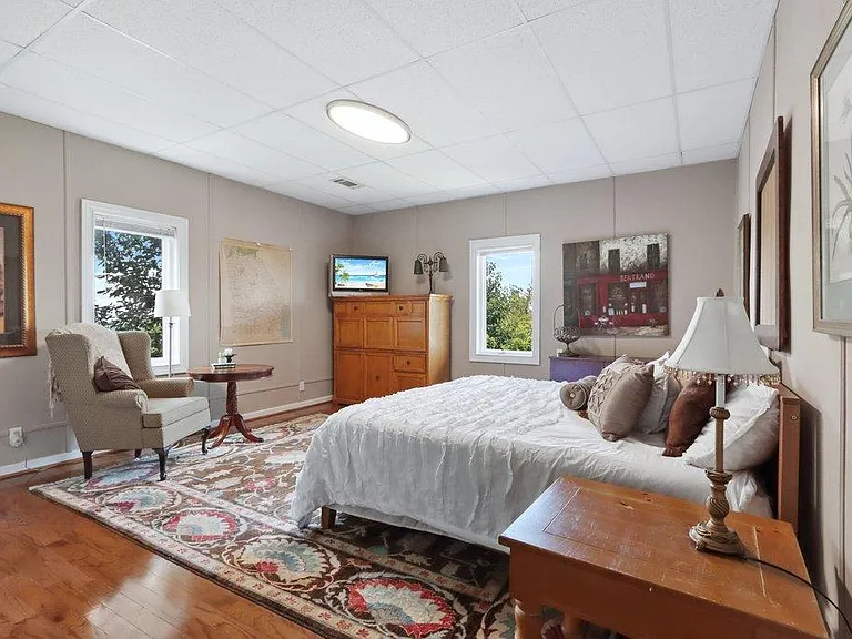 Bedroom in finished basement