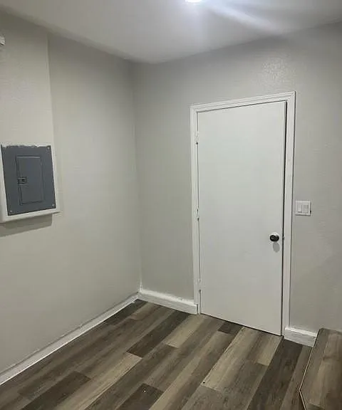 front door and flooring