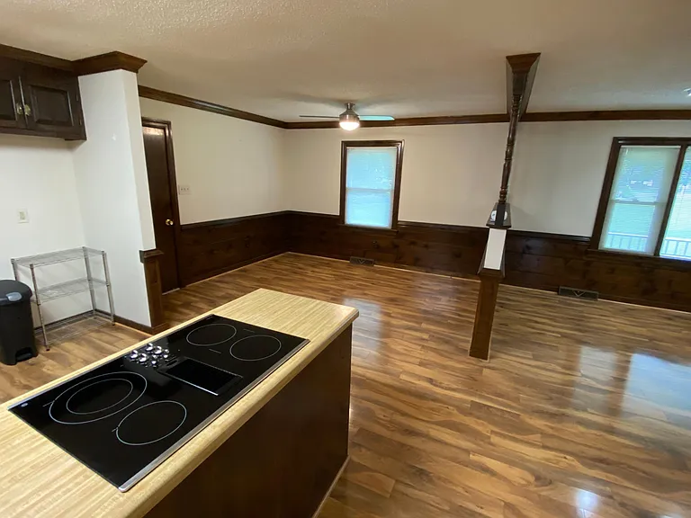 Kitchen and dining area