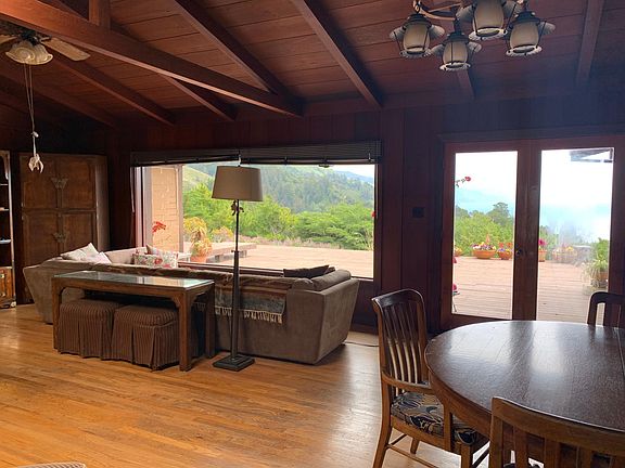Living room with south coast views.