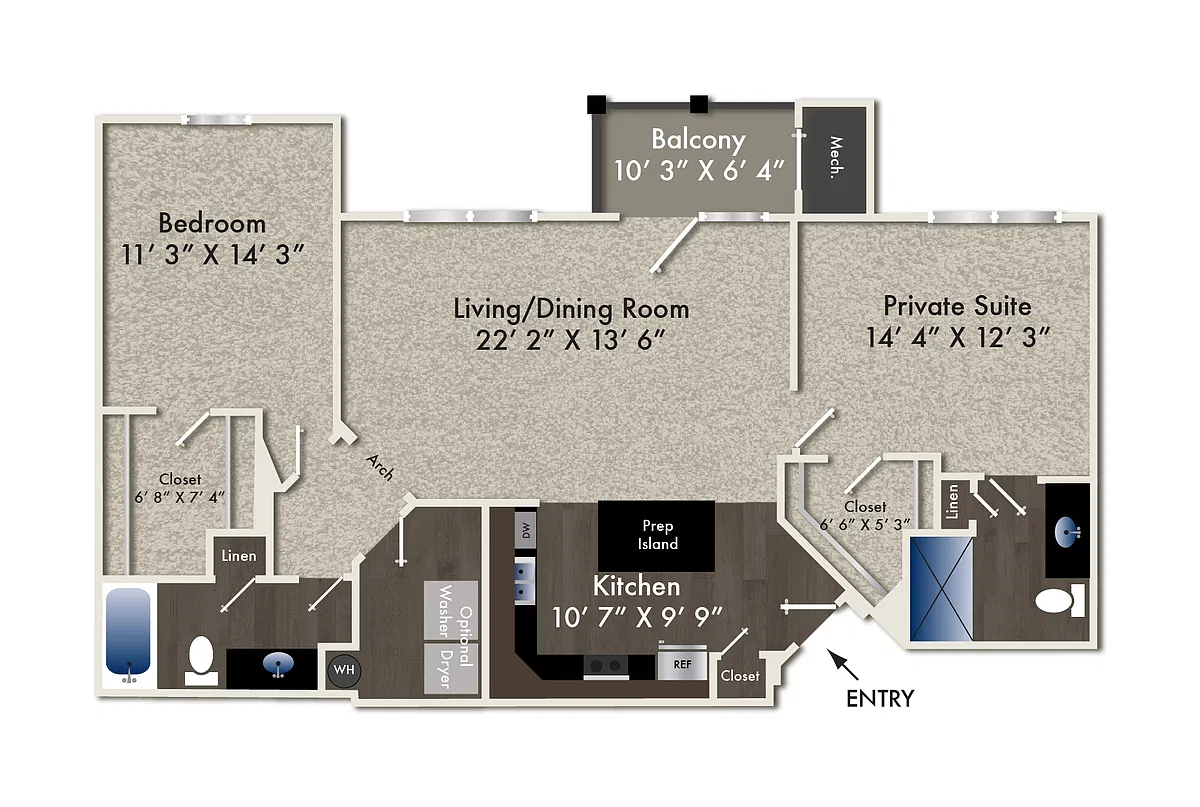 Floor plan Sundial