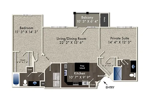 Floor plan Sundial