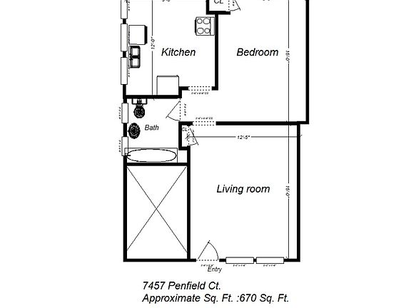 2nd image of 7448-63 Penfield Ct #7457