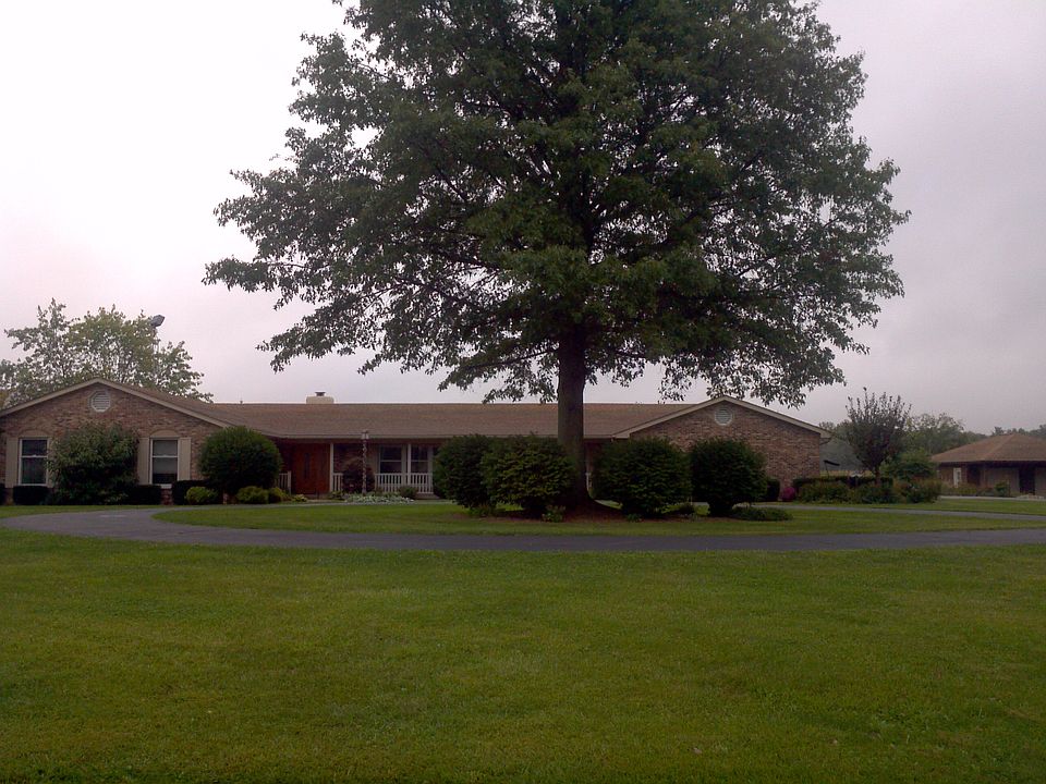 Front view from the road