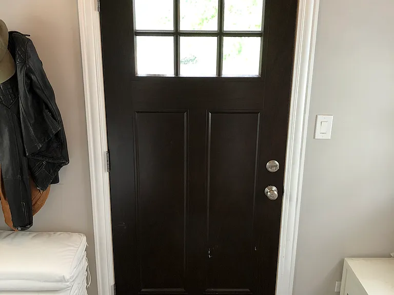 Front door vestibule