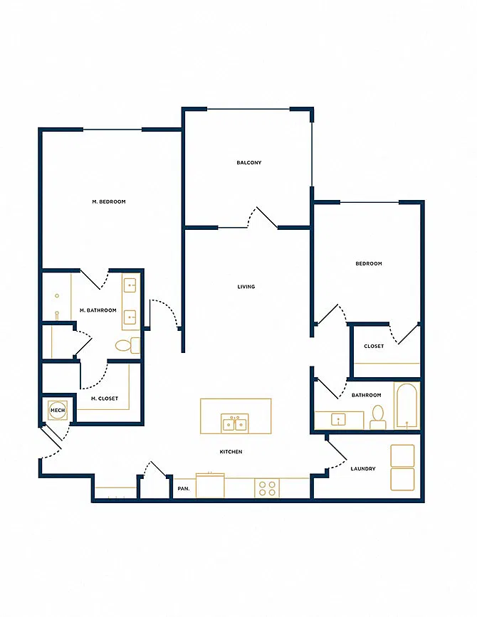 Floor plan B1-HC