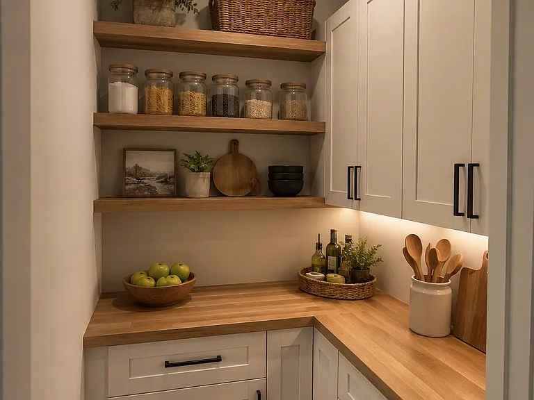 ai rendering: pantry