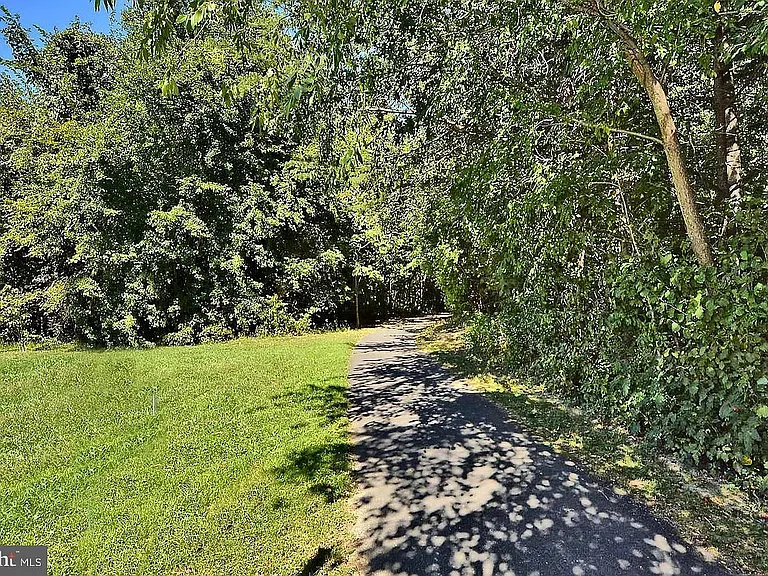 Nearby walking path