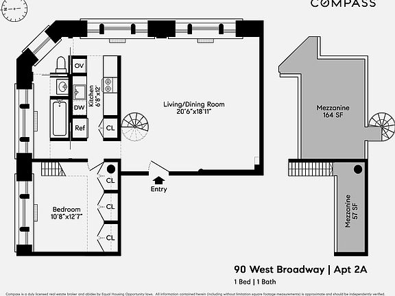 4th image of 90 W Broadway APT 2A