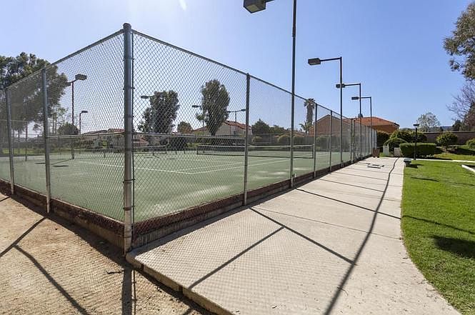 Play area and Tennis courts